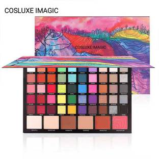 COSLUXE IMAGIC 56 Color Eyeshadow Palette 4in1 Highlight Contour Blush Eye Shadow palette 90 g