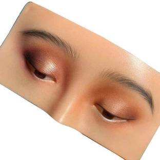 SAMYAK Eye Makeup Practice, Face Board Mannequin, Silicon Eye practice dummy 180 g