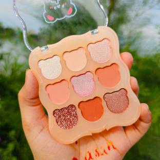 THTC Bear shape 9 Colors Eyeshadow Palette 12 g