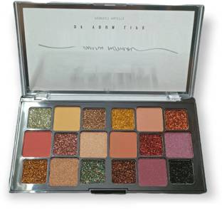 Yuency BEST 18 COLOR GLITTER/ SHIMMER EYE SHADOW PALETTE 18 g