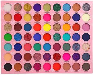rezmay Beauty 63 Color Matte Shimmer Glitter Hated with Love Eye Shadow Palette E 70 g