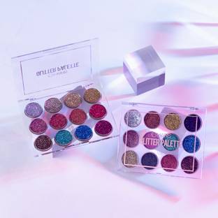 MARS 24 Shade Ultra Pigmented Glitter High Shine Eyeshadow Palette Pack of 2 24 g