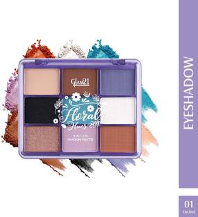 Glam21 Floral Hues 9in1 Eyeshadow Palette | Super-blendable, Smudge-proof 7.2 g