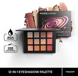 FACES CANADA Starry Eyes Eye Shadow Palette | | Long Lasting & Highly Pigmented 16 g