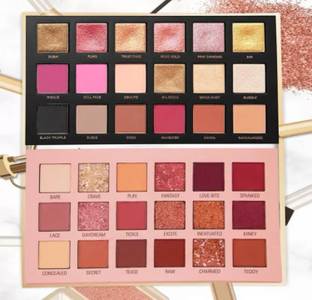 Qul.w 18 Colors Rose Gold Remastered Beauty EyeShadow Palette 80 g