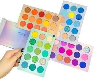 SKINPLUS Eyeshadow 60Color Mattes And Shimmers High Pigmented Color Board Palette 80 g