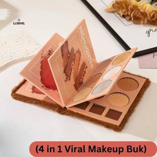 LORSHEL Professional Multipurpose 4 In 1 Makeup Book::: Makeup and Beauty Techniques 100 g
