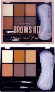 HatedwithLove 6 in 1 eyebrow kit for everyday party ready look. 9.5 g