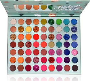 IGOODCO Pressed Pigment 63 Colors Palette (Glitter+Shimmer+Matte) 69.5g Multicolor 69.5 g