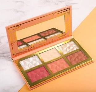 gujas New 6-Color Hybrid Highlight Blush Contour Palette 150 g