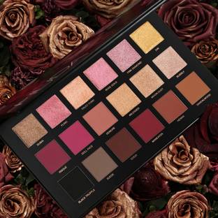 INDIANA HUDA 18Colors Shimmery Highly Pigmented Rose Gold Remastered Beauty EyeShadow Palette 18 g