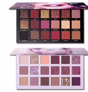 Love Nature Huda Professional blendable 36 Colors Combo Matte Shimmer EyeShadow Palette Nude + Rose Gold 72 g