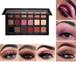 rezmay Beauty 18 Color Matte + Shimmer Rose Gold Smoky EyeShadow Eye Shadow Palette-B 18 g