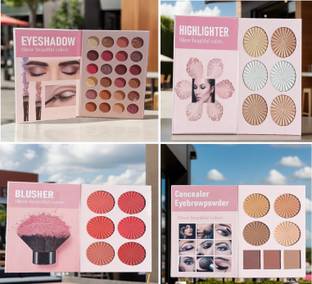 SKINPLUS 43 Colors Eyeshadow Palette Book 60 g