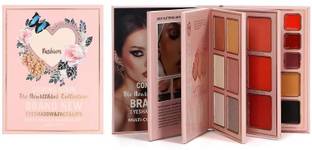 Rsentera All in one 5 in 1 Makeup Book Kit | Eyeshadow (Glitter and matte) 400 g