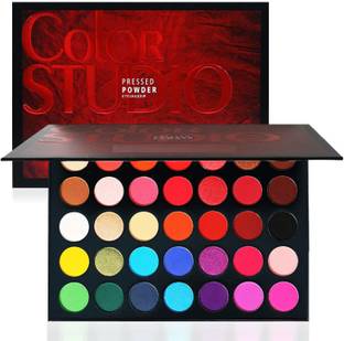 rezmay Beauty 63 Color Matte + Shimmer Colour Studio EyeShadow Eye Shadow Palette -A 60 g
