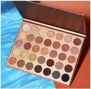 Marie Huda BEAUTY Shimmer and Matte Eyeshadow Palette - 35 Eye Shadow Color 20 g