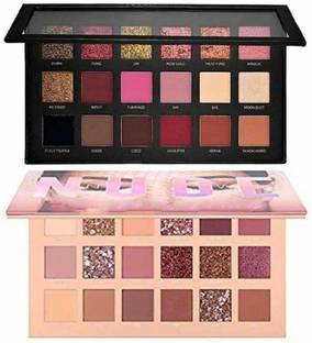 ILLUSKIN Natural Beauty Professional High Pigmented 36 Shades (18+18) Eyeshadow Palette 80 g