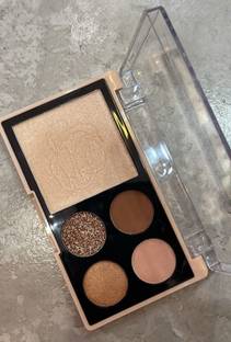 tanvi27 HIGHLY PIGMENTED 4 COLOUR EYESHADOW WITH HIGHLIGHTER 8.8 g