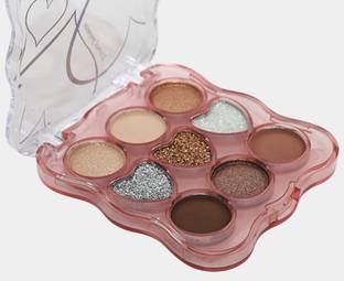EVERERIN 9in1 Eyeshadow Palette | Super-blendable, Smudge-proof 11 g