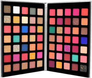 COLORS QUEEN 70 Highly Pigmented Eyeshadow Palette with Matte, Shimmer & Glitter Shades 105 g
