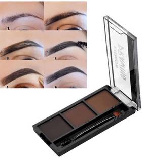 Herrlich Matte 3 Shades Eyebrow Palette | Waterproof Eyebrow Filler with Brush 7.2 g