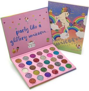Huda Girl Beauty Unicorn All Colors Glitter Eyeshadow Makeup Palette, 35 g
