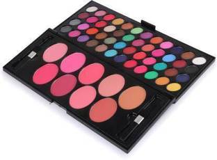HUDA BABY 48 Colors Miss Eye Shadow EyeShadow Palette with 9 Beauty Blushers Gold Palette 70 g