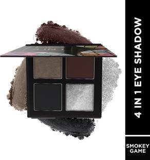 FACES CANADA 4 IN 1 Eyeshadow Palette| Vitamin E| Shimmer| Satin Matte Finish| 4.8 g