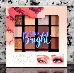 CS STROKES Life is bright natural nude with glitter and shimmer combo eyeshadow palette 16 g