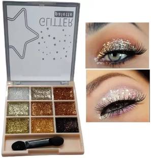 DARYUE Shimmer Finish Long Lasting 9 Color Eye Shadow Palette 9 g