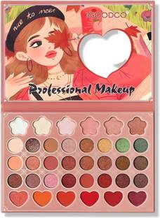 PEACORA BEST FRIENDS 36 Colors Eyeshadow and Face Palette with Shimmer & attached Mirror 43.2 g
