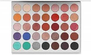 GLOW FIRST Beauty Matte Shimmer Glitter 35 Colour Board EyeShadow Eye Shadow Palette 84 g