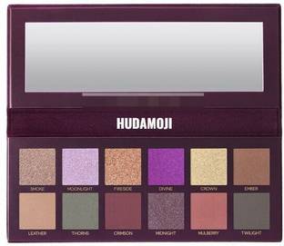 HUDAMOJI Fall Romance Eyeshadow Palette, Makeup Palette Matte Shimmer 12 Colors - Highly 14 g