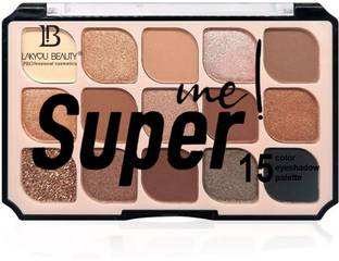 Lakyou Beauty Super Me Eyeshadow Palette | 15 Bold & Long-Wear Shades for Creative Makeup 15 g