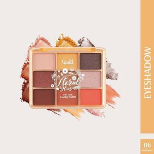 Glam21 Floral Hues 9in1 Eyeshadow Palette | Super-blendable, Smudge-proof 7.2 g