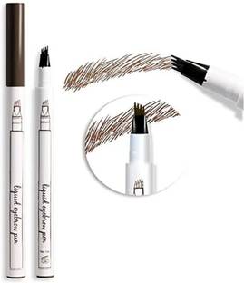 EVERERIN New Eye Brow Definer Jet Black Multi Use Eyebrow Tatoo Pen 1 g