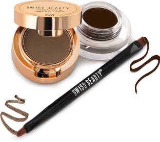 SWISS BEAUTY Waterproof Eyebrow & Gel Eyeliner 2 In 1 7 g
