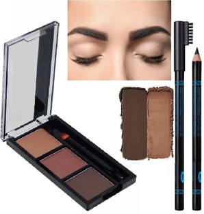 Facejewel Instant Eyebrow Powder Cake Palette Eyebrow Pencil Black 8 g