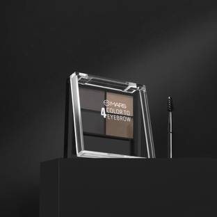 MARS 4 Color Eyebrow Powder Cake Palette With 2 Brush 8 g