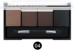 Facejewel Eyebrow Powder Cake With Brush Brow Palette Eyebrow Enhancer Waterproof 4 in 1 9 g