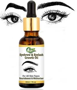 QUAT 100% natural Eyebrow & Eyelash Growth Oil - (With Castor Oil, 100% Pure and Natural Oils), 30 ml 30 ml