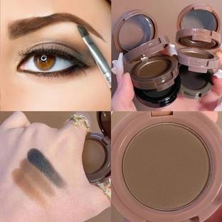 GULGLOW99 Light Brown Eyebrow Powder Palette Long Lasting Color Rendering Matte Eyebrow 4.5 g