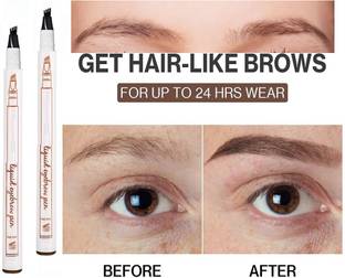 HUZURLU Tattoo Eyebrow Pen,Waterproof Microblading Eyebrow Micro Fork Tip Applicator-07 2 ml