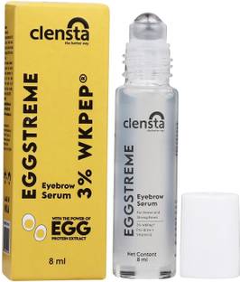 Clensta Eyebrow Hair Growth Serum with Egg Protein, Vitamin E & Almond Oil 8 ml