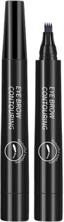 Neycare soft and smooth new perfect liquid jet black eyebrow filer pen perfect pack of 1 2.5 g