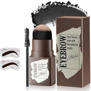 Marie Huda Natural Hairline Powder, Hair Shading Sponge Pen Eyebrow Stamp (Black) 20 g