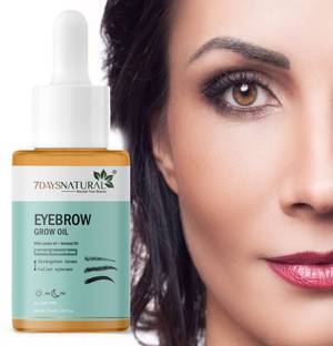 7days natural Eyebrow & Eyelash Growth Oil For with Pure Natural Ingredient 60 ml