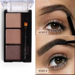 Gonegal Waterproof Natural Look Eyebrow enhancer palette With 3 Shades 7.2 g