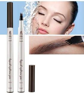 Latixmat Waterproof 4 Points Eyebrow Pen Long Lasting Liquid Brow Pencil 1 ml
